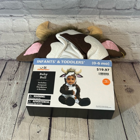 Celebrate Brown Cow Toddler Halloween Costume - Picture 1 of 5